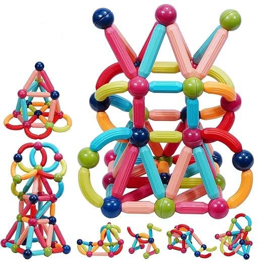 Magnetic Stick Building Block (64 Pcs)