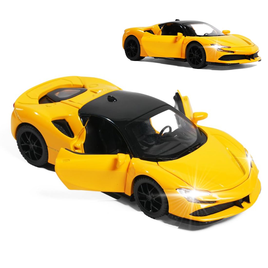 Metal Pull Back Toy Die-cast Model Car (Ferrari)