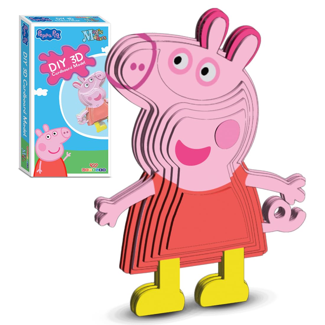 Peppa Pig 3D Puzzle Model Kit DIY Kit