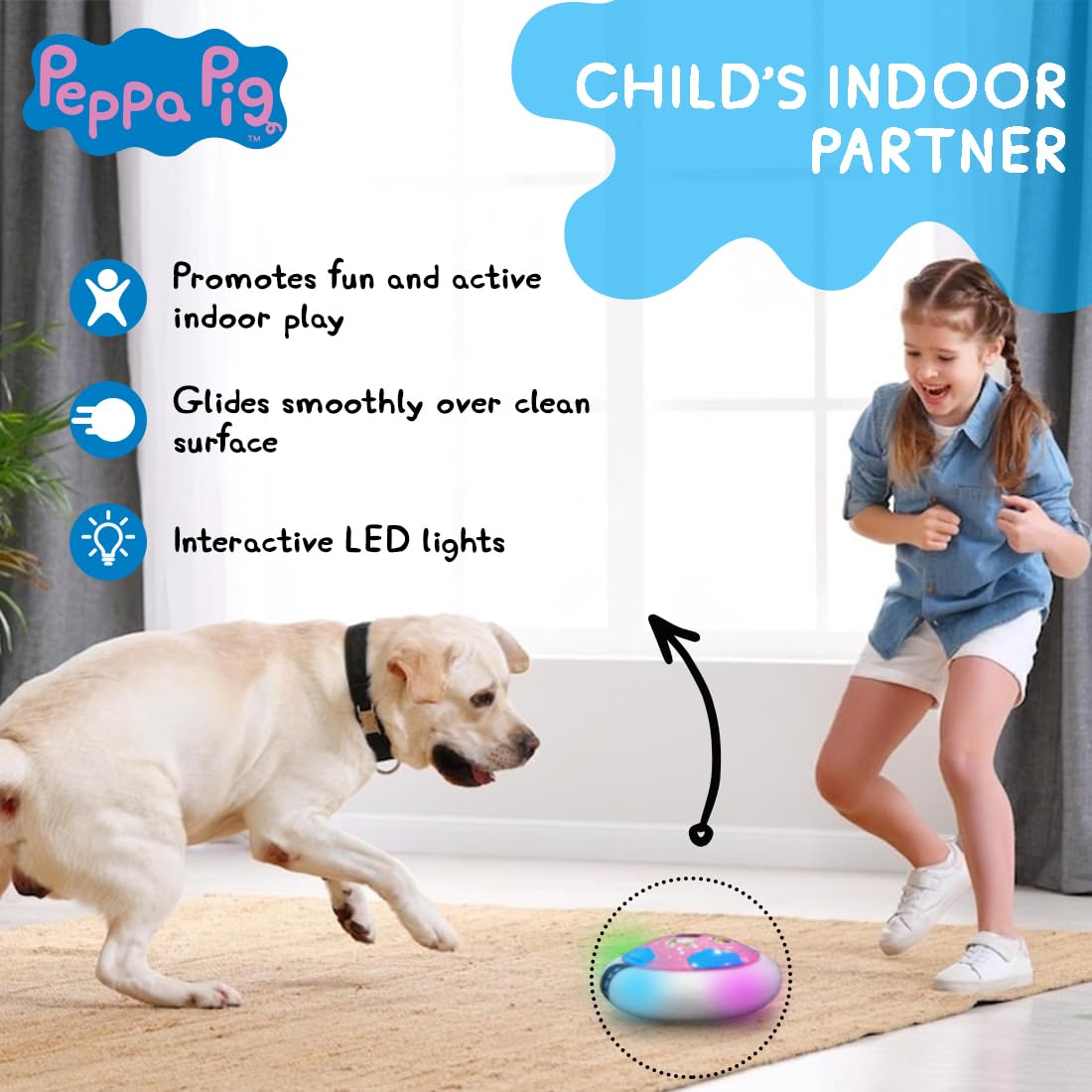Peppa Pig Rechargeable Hover Football Game
