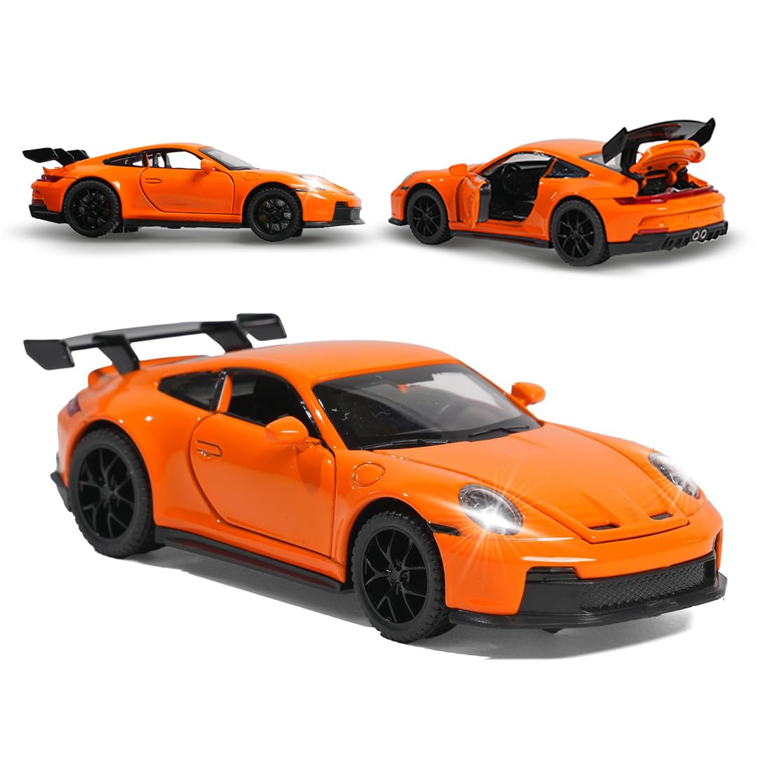 Metal Pull Back Toy Die-cast Model Car (Porsche)
