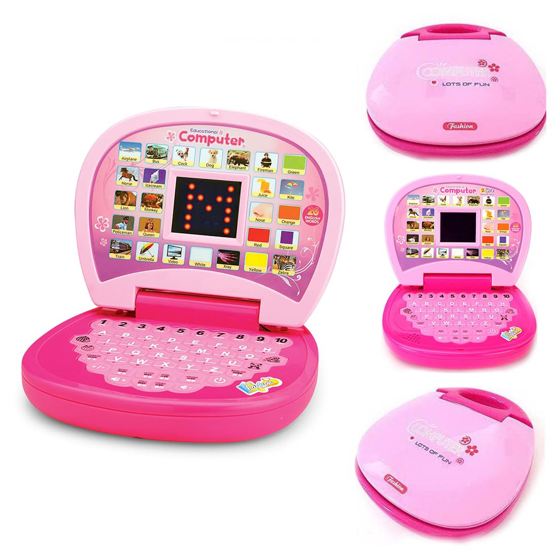 Educational Baby Laptop for Kids (Pink)