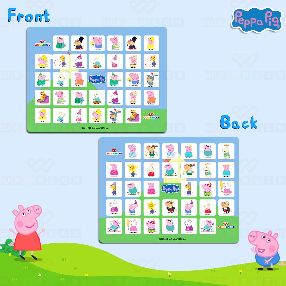 Peppa Pig Magnetic Memory Match Board Game