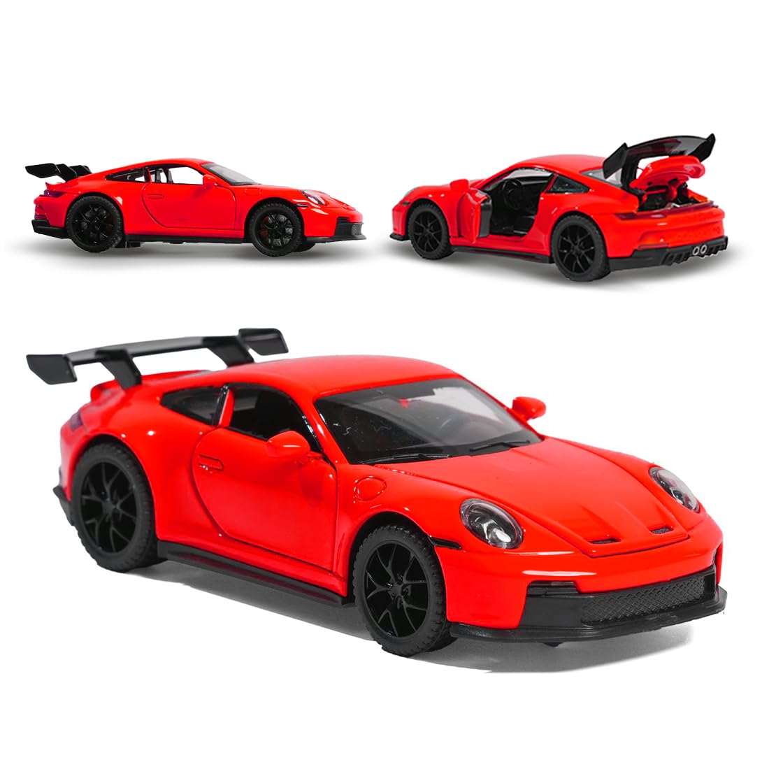 Metal Pull Back Toy Die-cast Model Car (Porsche)