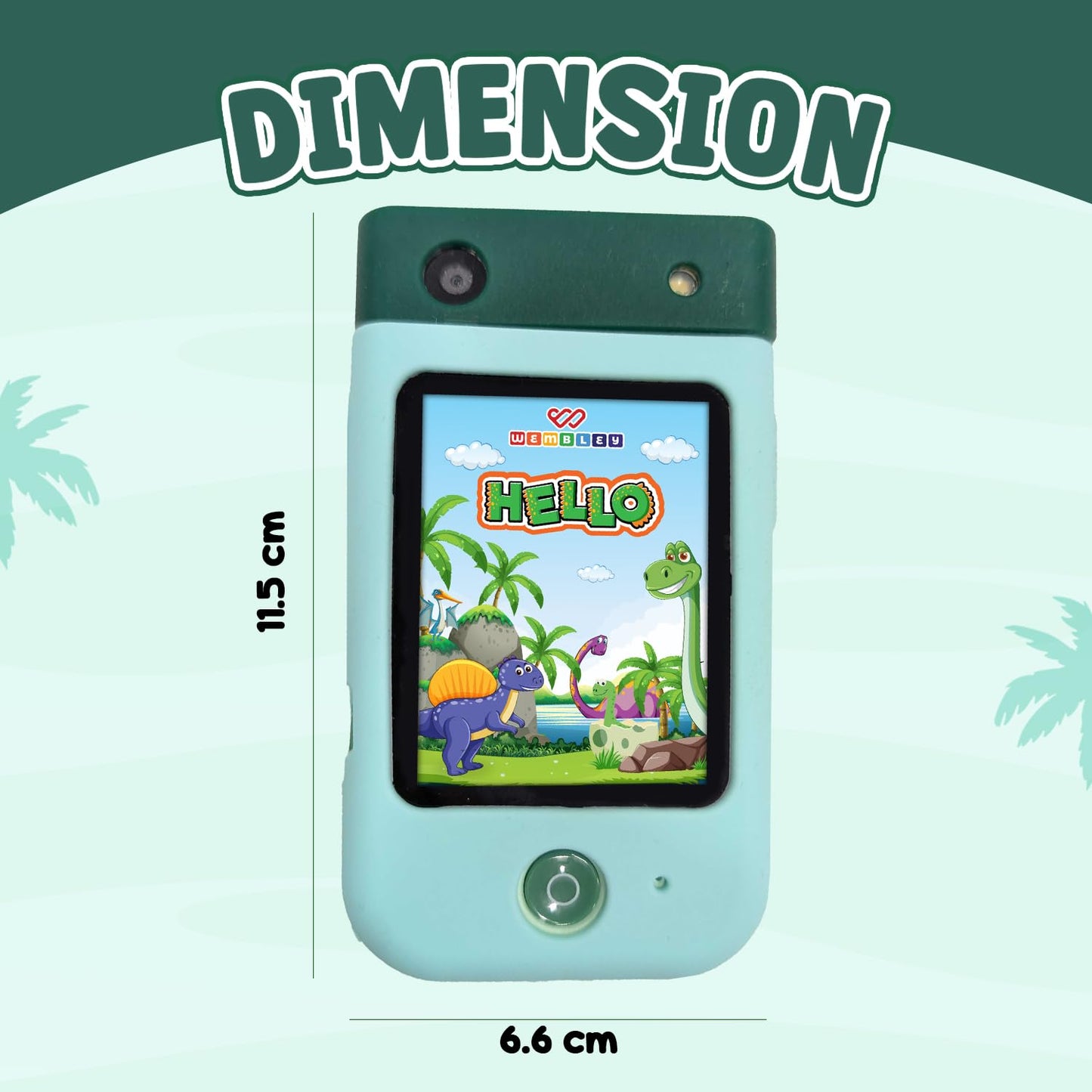 My First Smart Phone with Rotating Camera (Dino Themed)