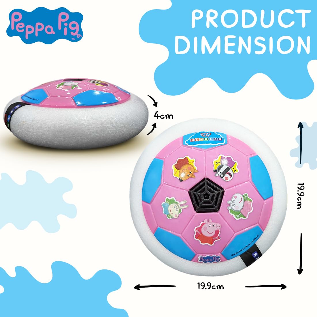 Peppa Pig Rechargeable Hover Football Game