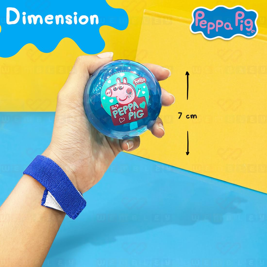 Peppa Pig Yo Yo Wrist Band LED Light Ball