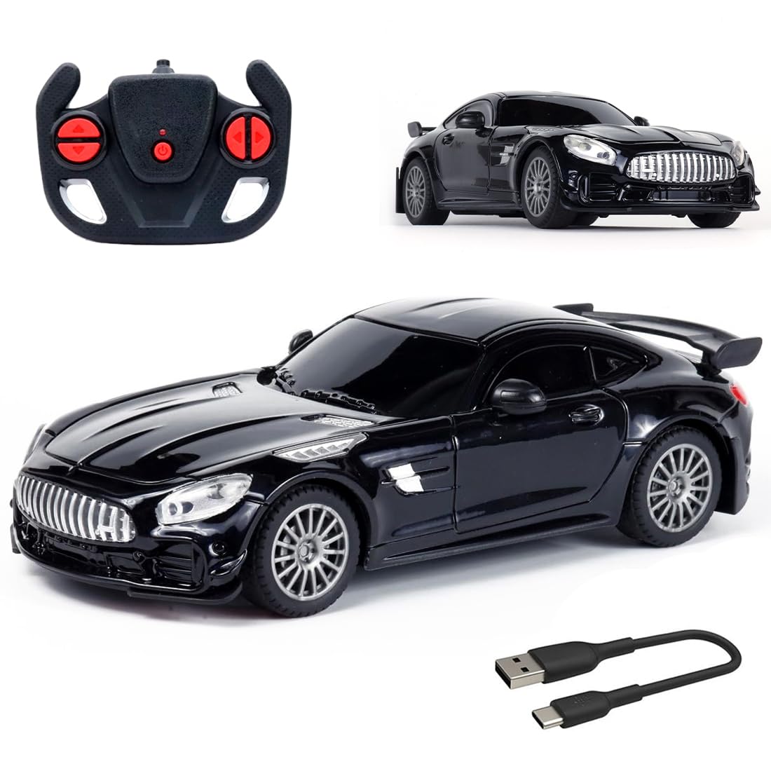 Rechargeable Remote Control RC Toy Car (Mercedez AMG)