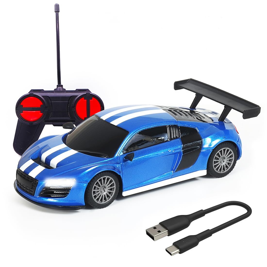 Rechargeable 1:24 Scale Remote Control Car (Audi)
