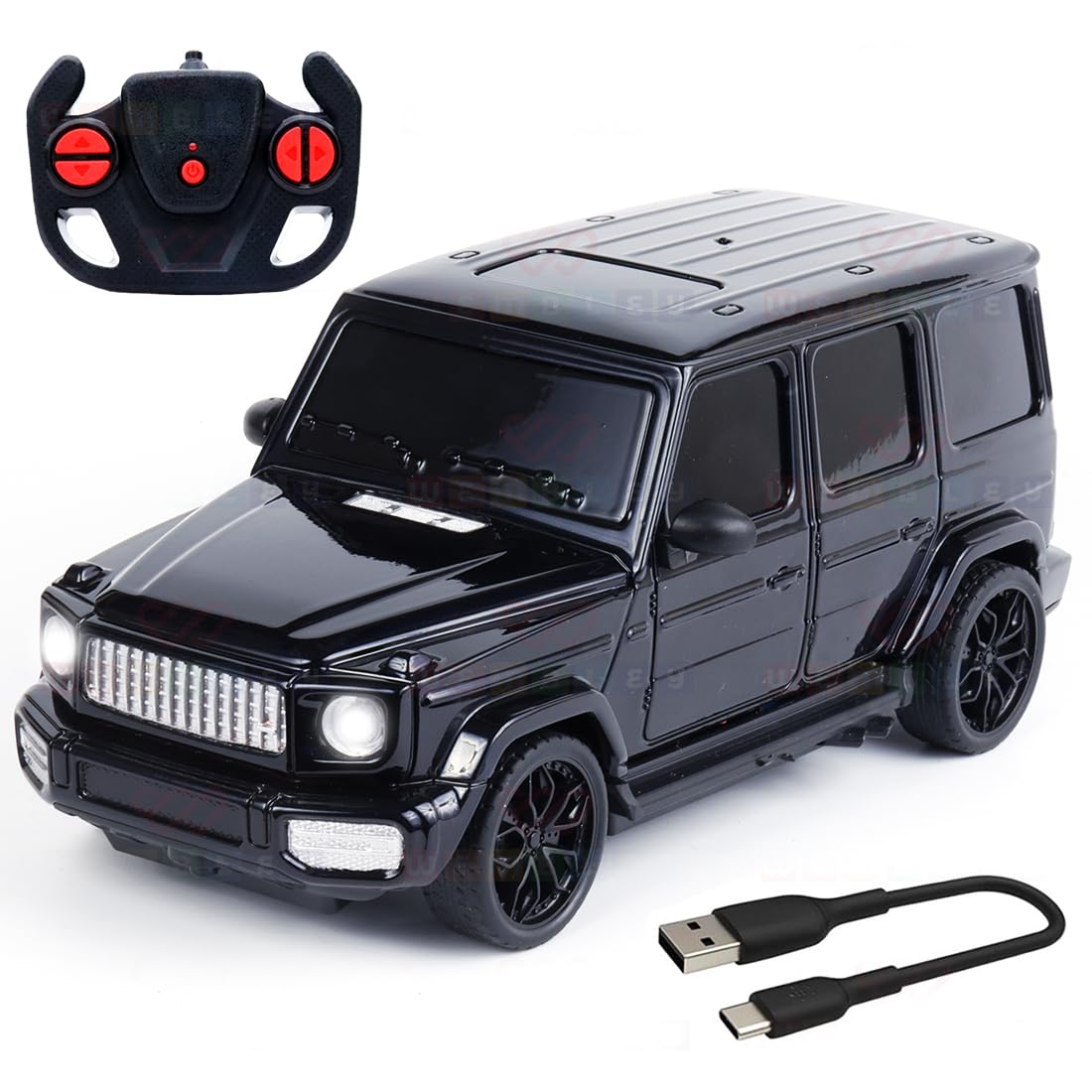 Rechargeable Remote Control RC Toy Car (G Wagon)