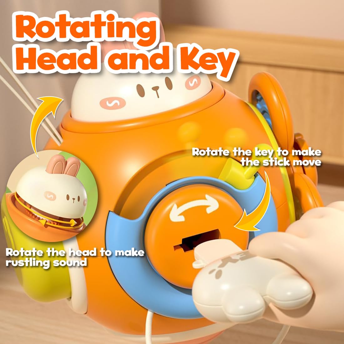6-In-1 Activity Cube Baby Toys