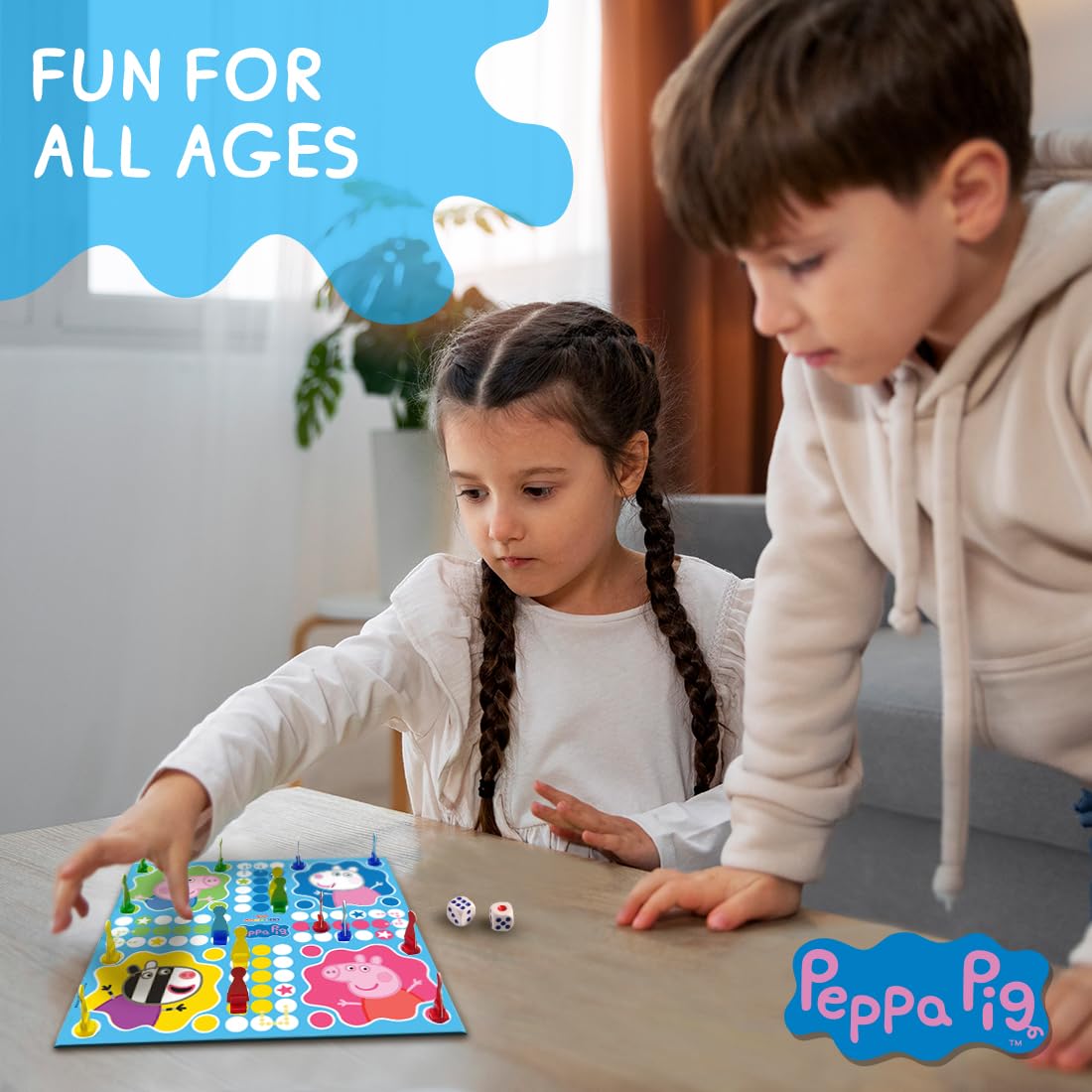 Peppa Pig Magnetic 2 in 1 Ludo Board Game