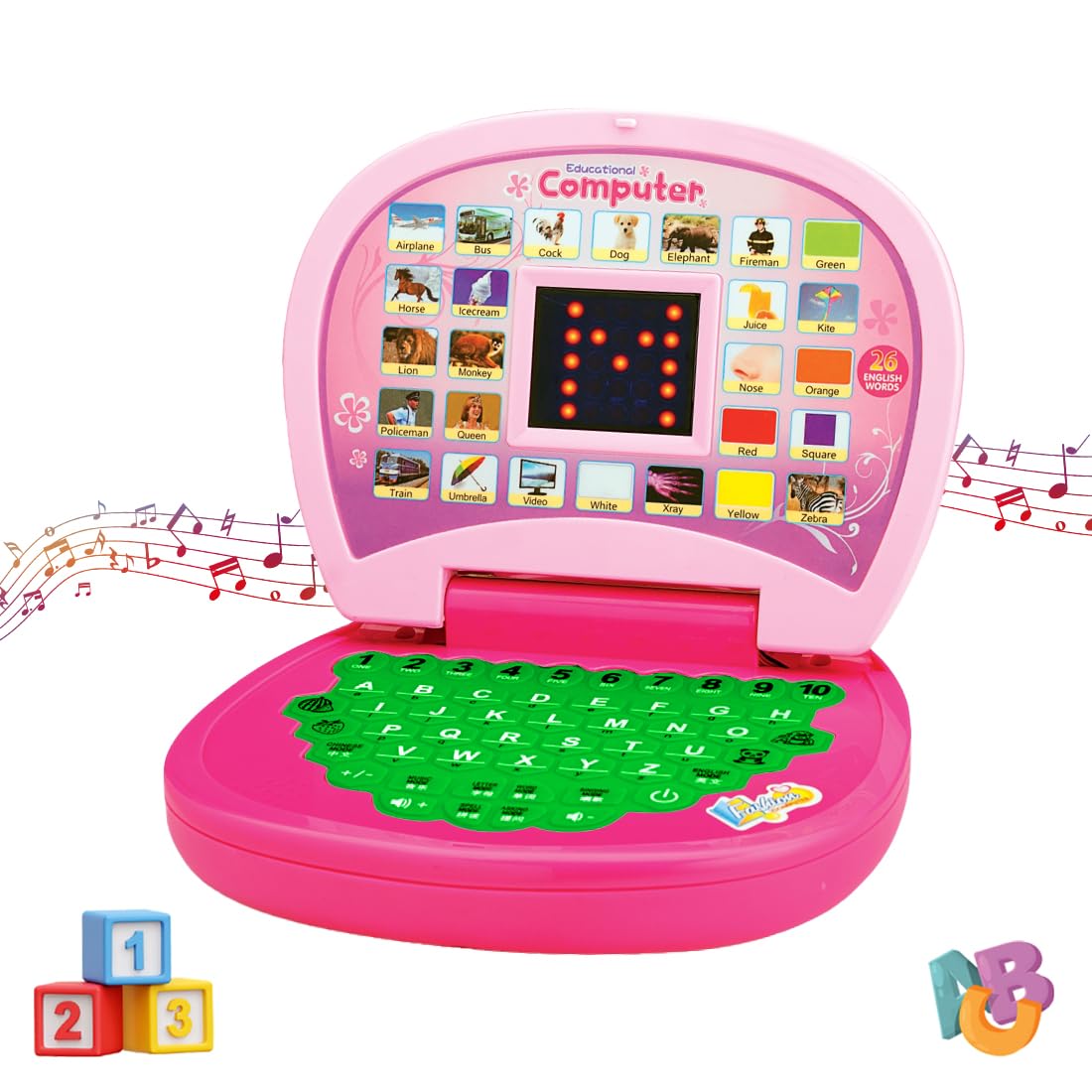 Educational Kids Laptop for Baby (Pink)