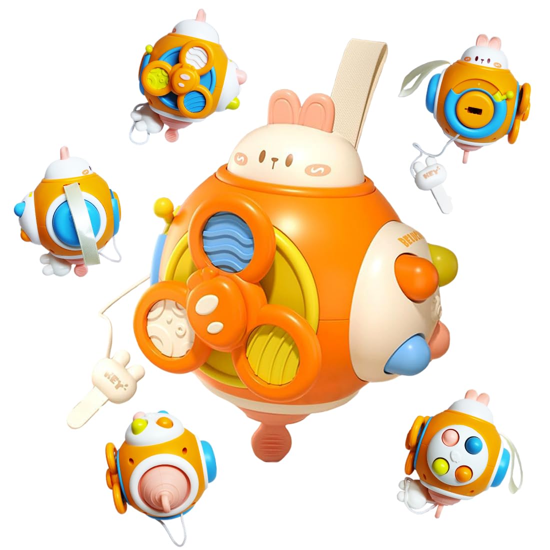 6-In-1 Activity Cube Baby Toys