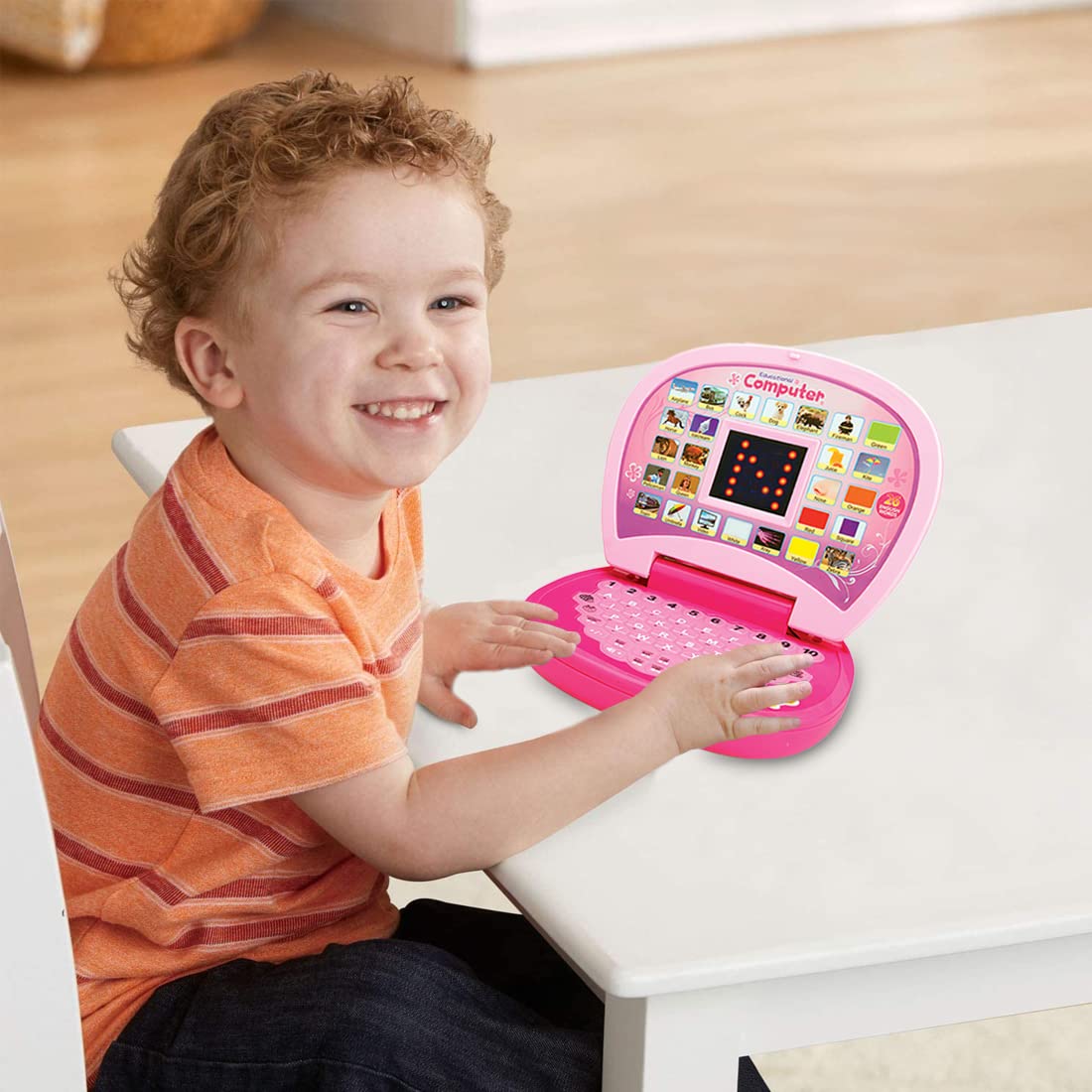 Educational Baby Laptop for Kids (Pink)