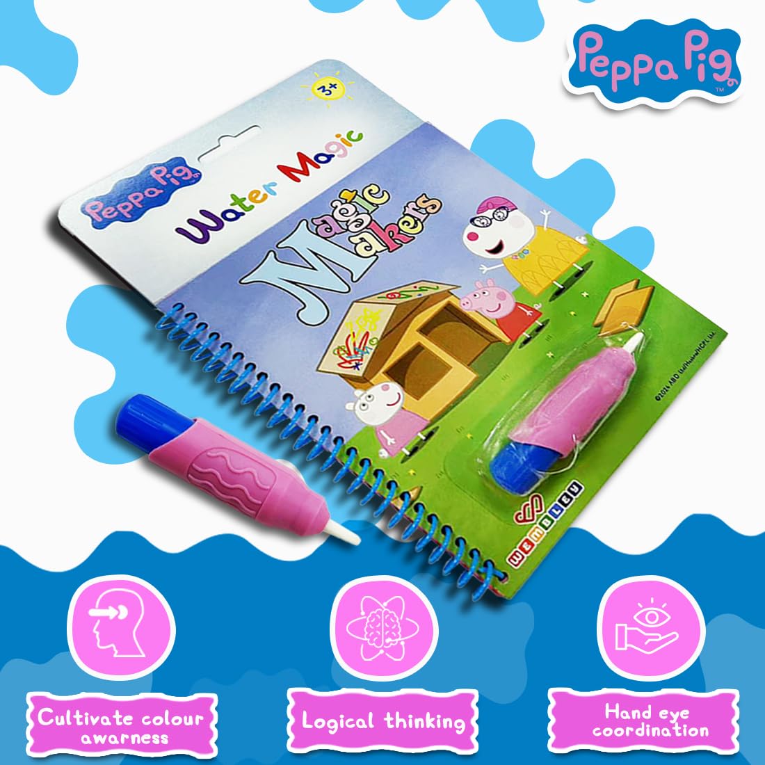Peppa Pig Reusable Water Magic Boards DIY Kit