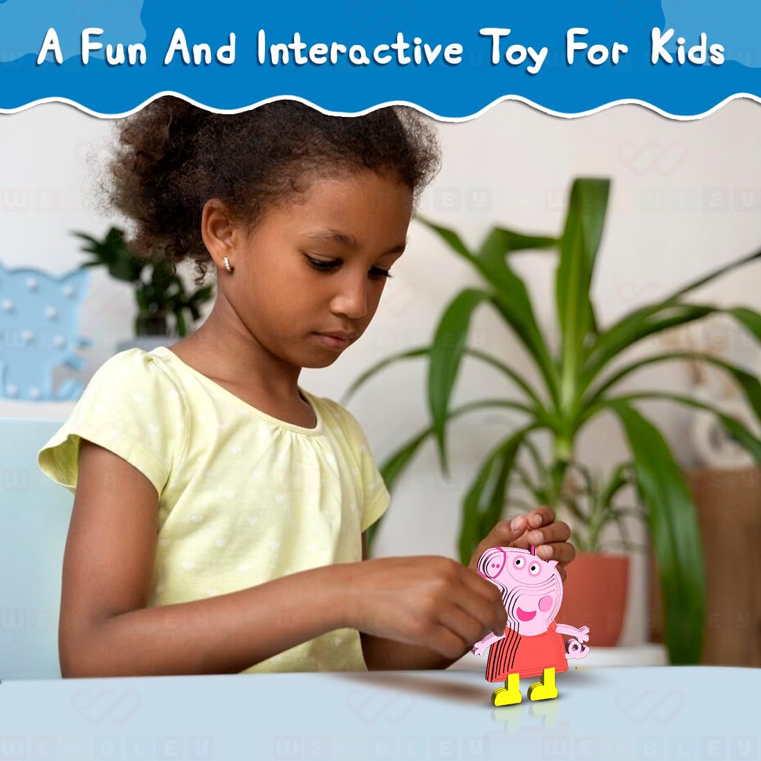 Peppa Pig 3D Puzzle Model Kit DIY Kit