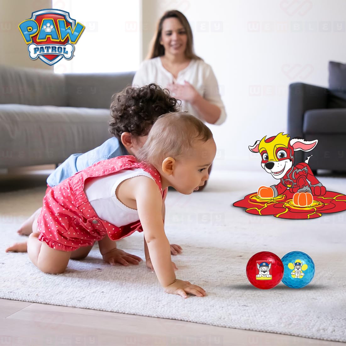 Paw Patrol Plastic Light LED Ball – 2.5 Inch (Pack of 1)
