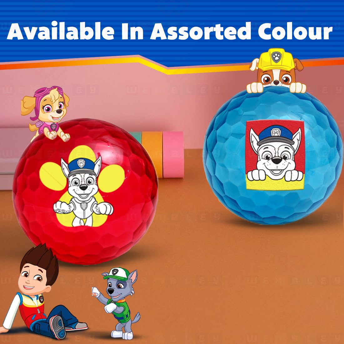 Paw Patrol Plastic Light LED Ball – 2.5 Inch (Pack of 1)