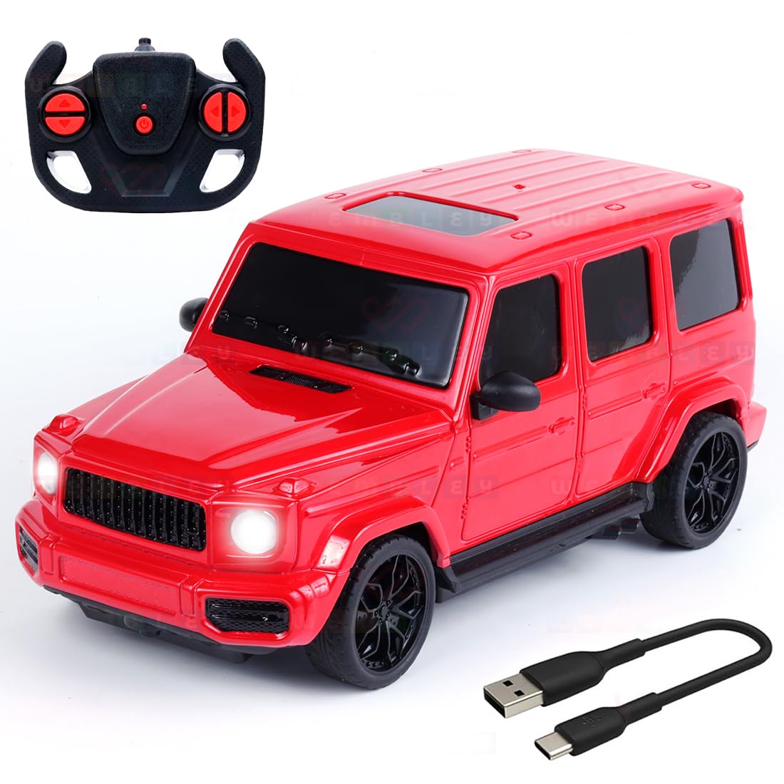 Rechargeable Remote Control RC Toy Car (G Wagon)