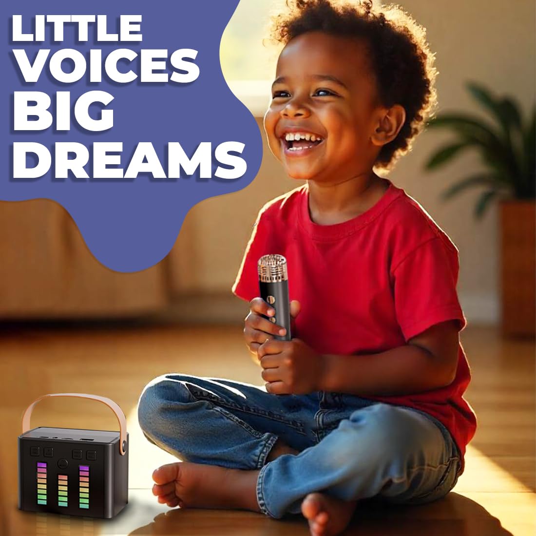 Wireless Karaoke Set with Mic & Speaker (DJ Box)