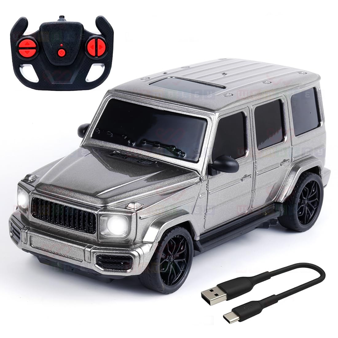 Rechargeable Remote Control RC Toy Car (G Wagon)