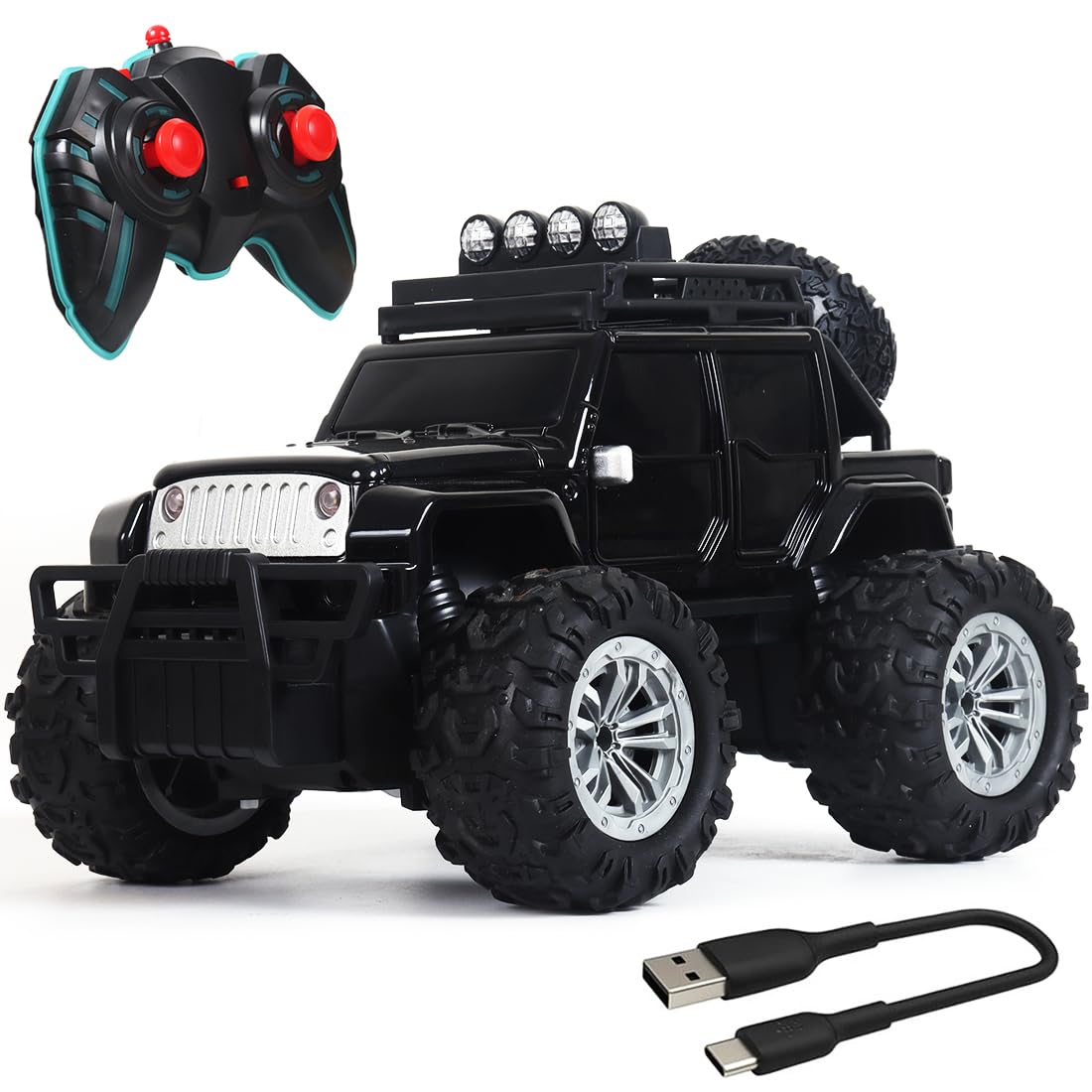 Rechargeable Remote Control Off Roader Car (Adventure Jeep)