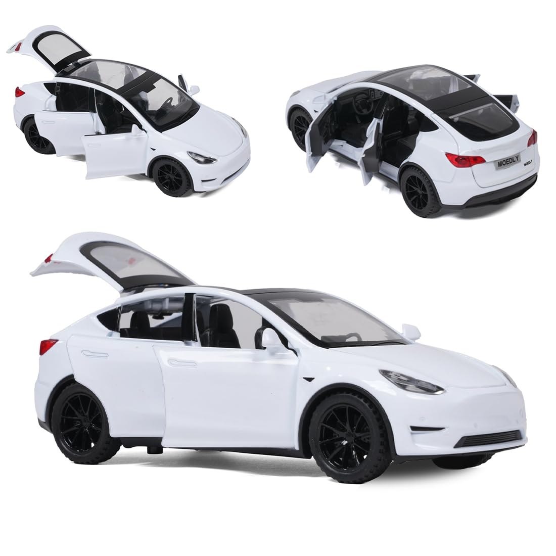 Metal Pull Back Toy Die-cast Model Car (Tesla)
