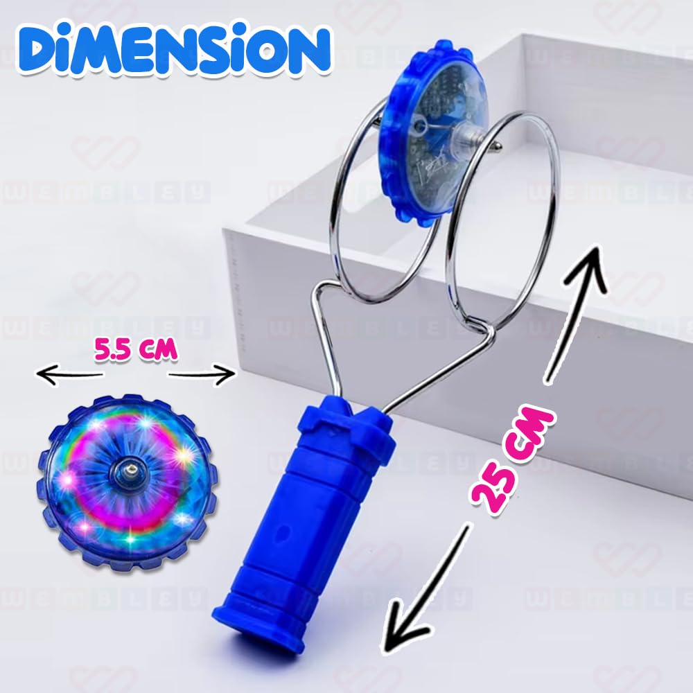 Wembley Magnetic Wheel Magic Rail Twirler with Spinning & Flashing