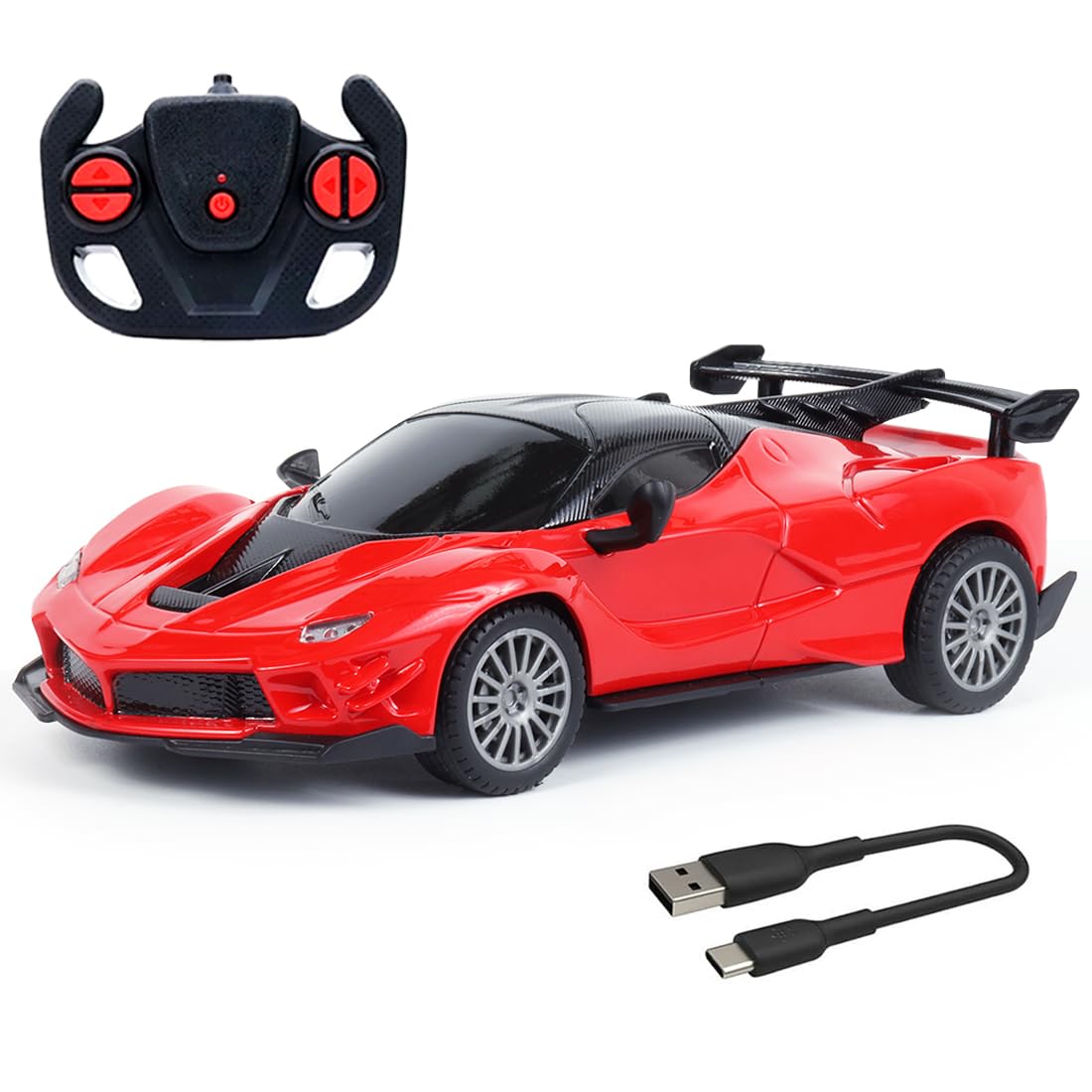 Rechargeable Remote Control Car Toy (Ferrari)