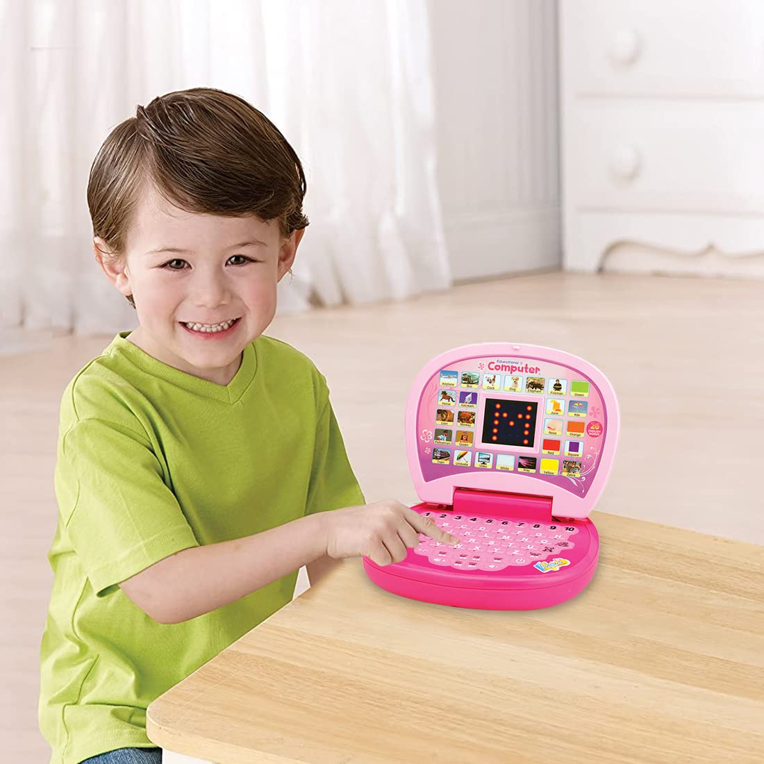 Educational Baby Laptop for Kids (Pink)