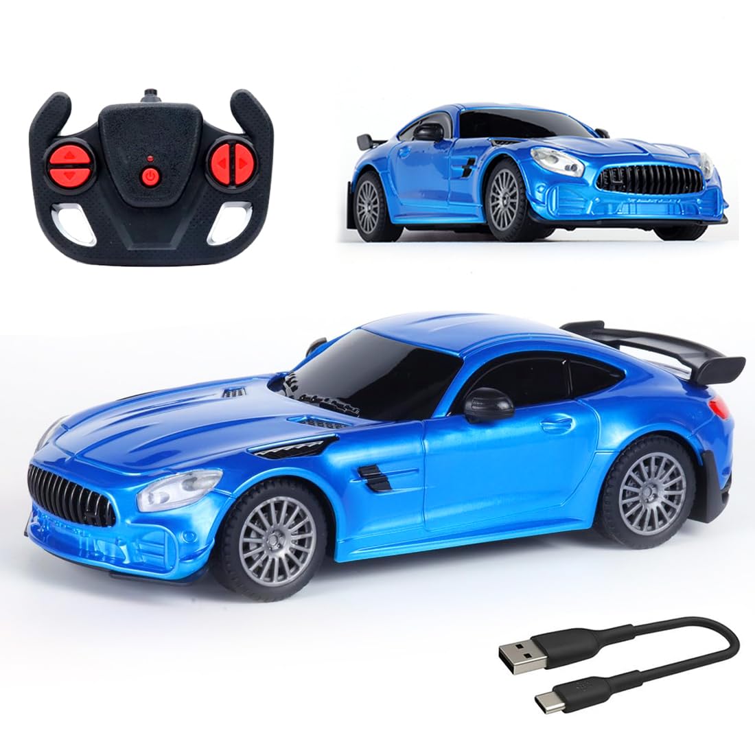 Rechargeable Remote Control RC Toy Car (Mercedez AMG)