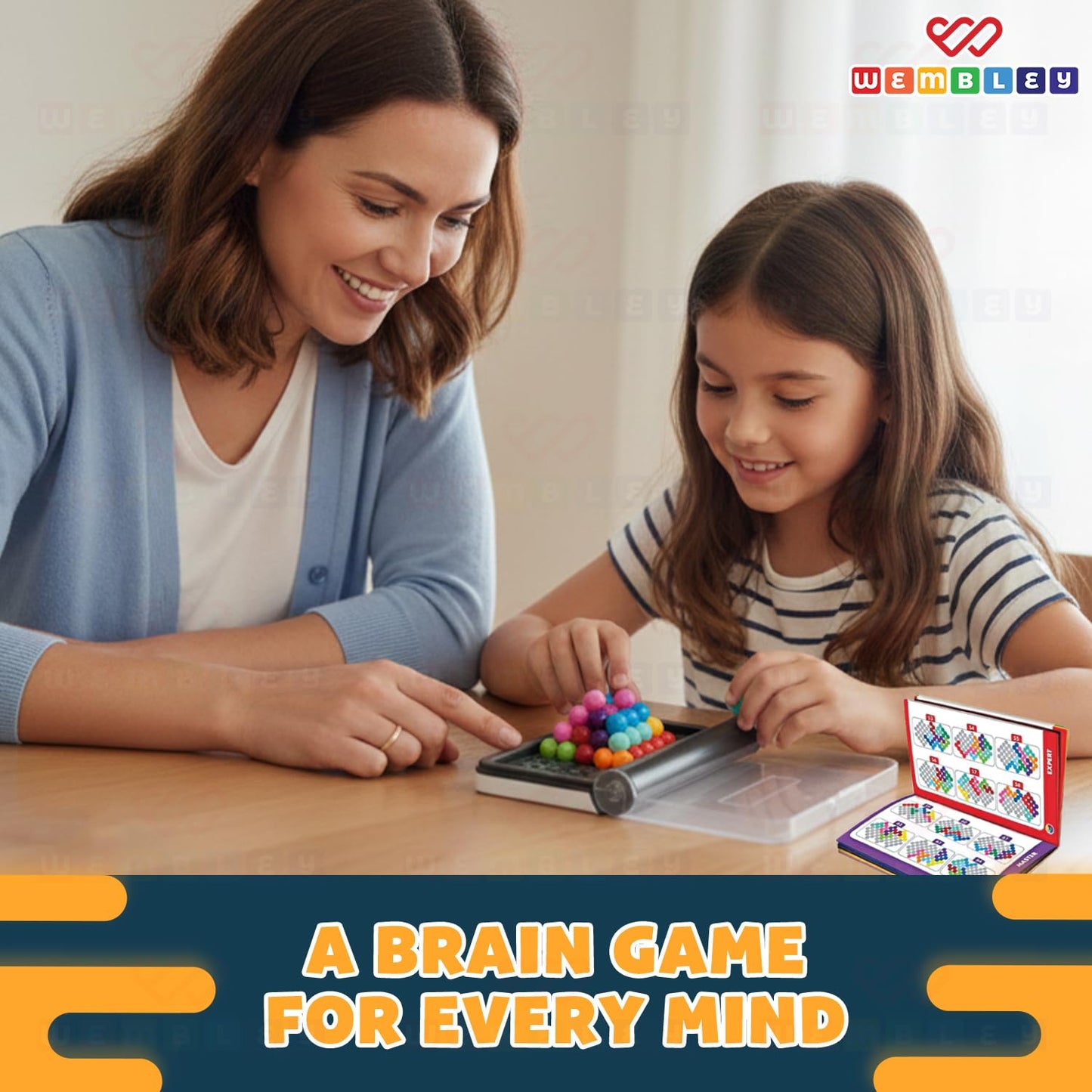 Brain Riddle Smart Puzzle Set with 120 Challenges