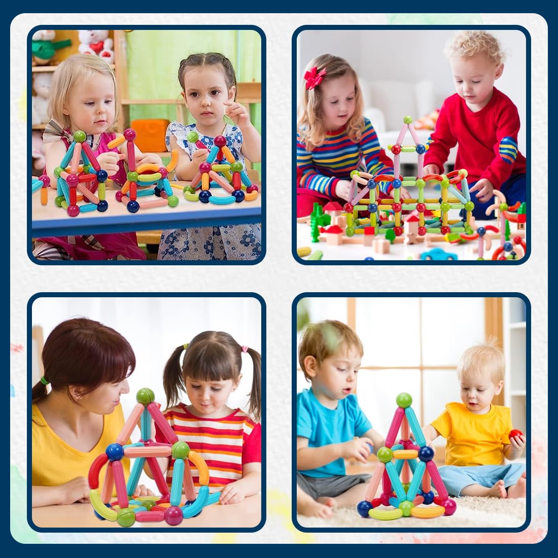 Magnetic Stick Building Block (64 Pcs)
