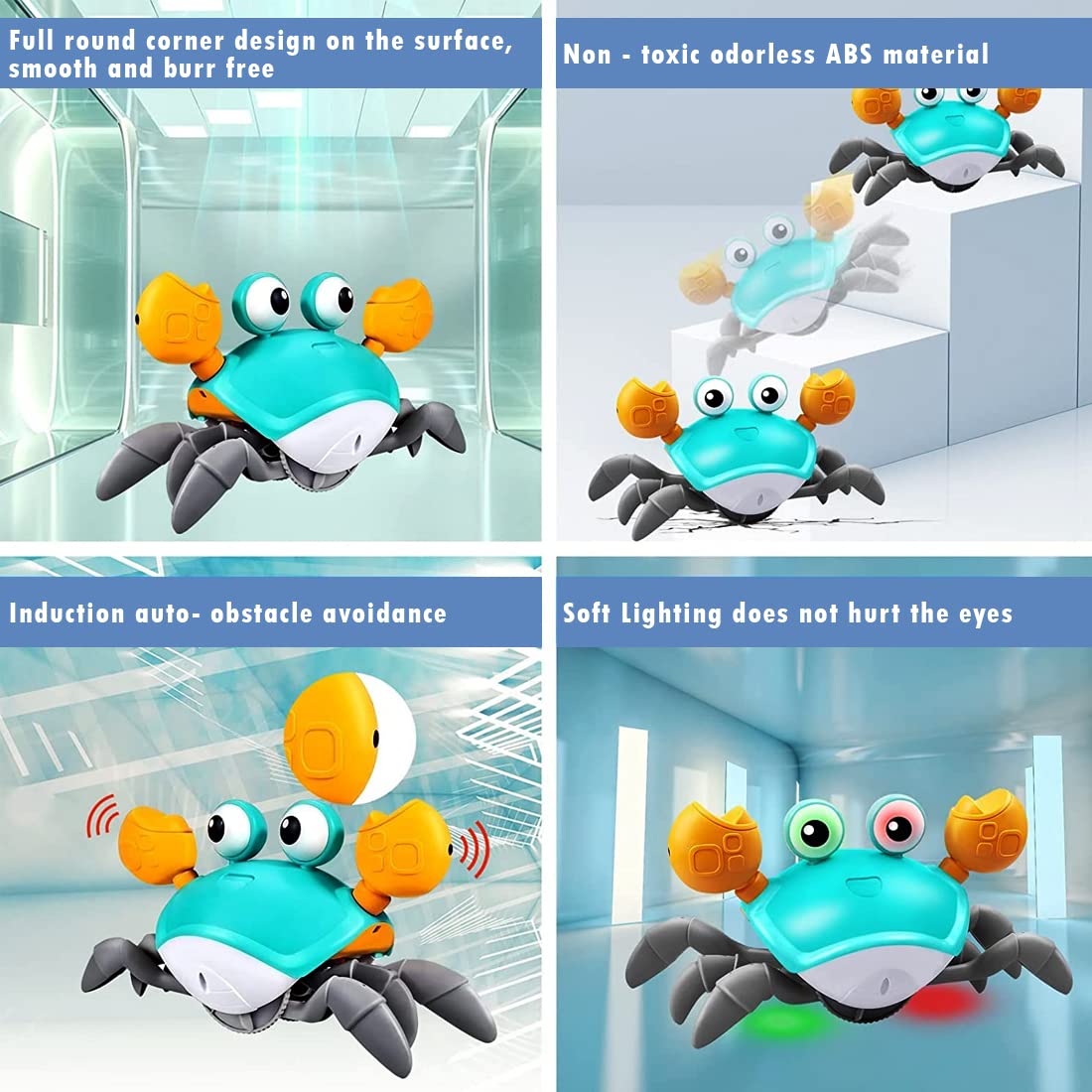 Dancing & Crawling Crab Baby Toy