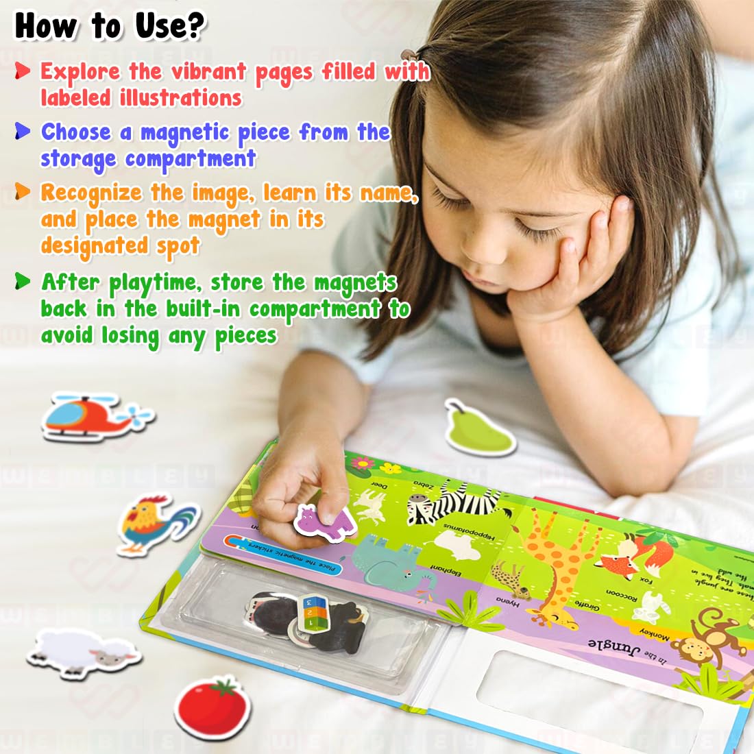My First Words Magnetic Playbook Set (Words)
