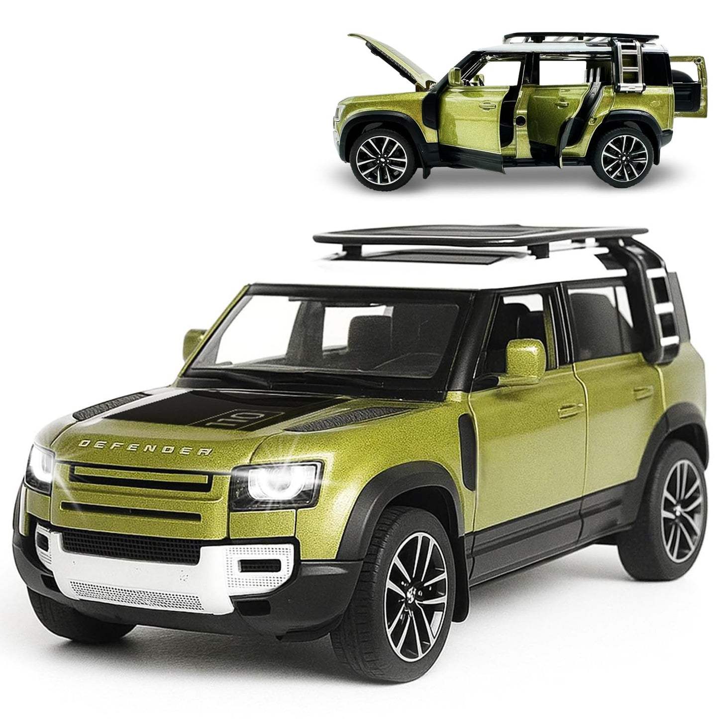 Pull Back Diecast Metal Range Rover Car Openable Doors