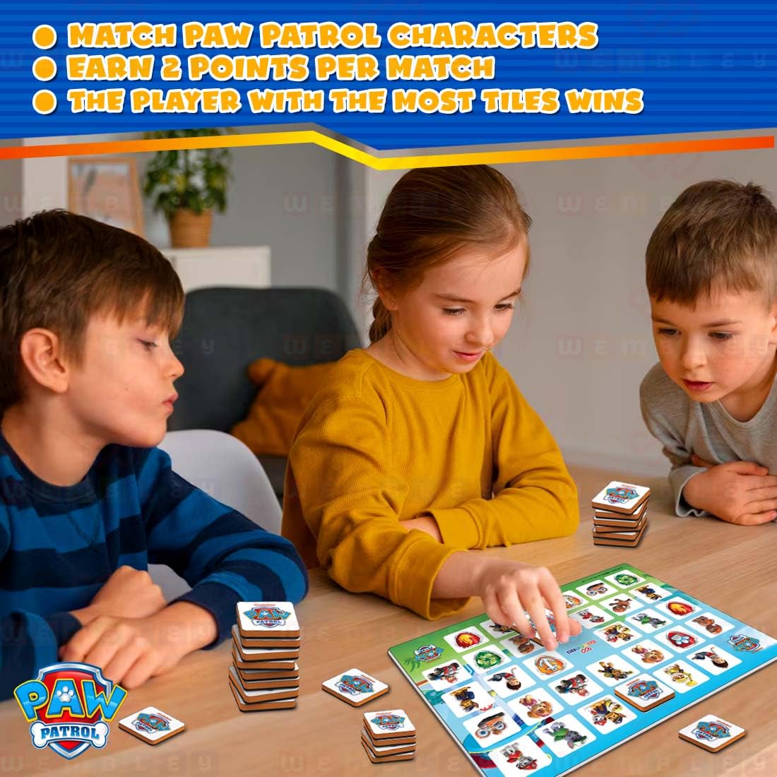 Paw Patrol Magnetic Memory Match Board Game