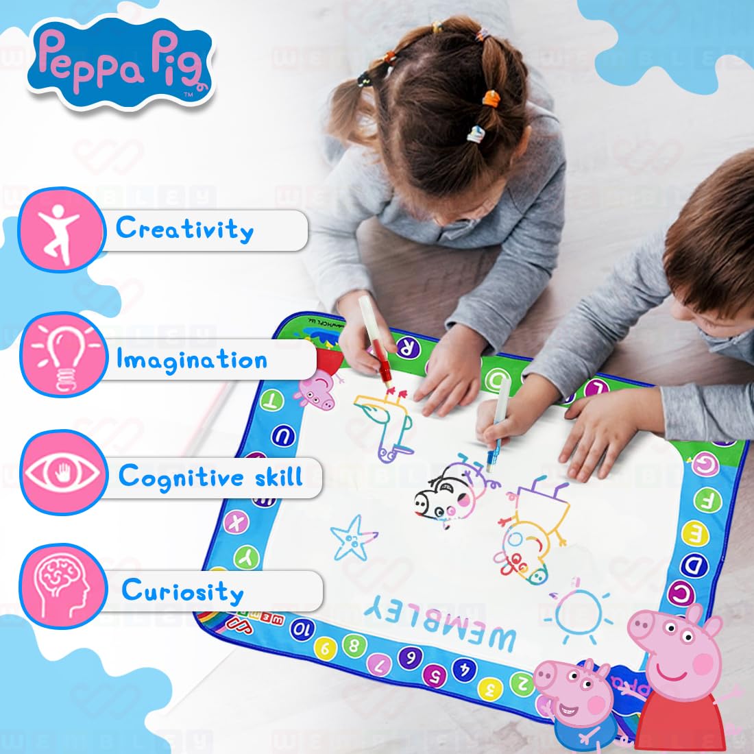 Peppa Pig Reusable Water Doodle Mat