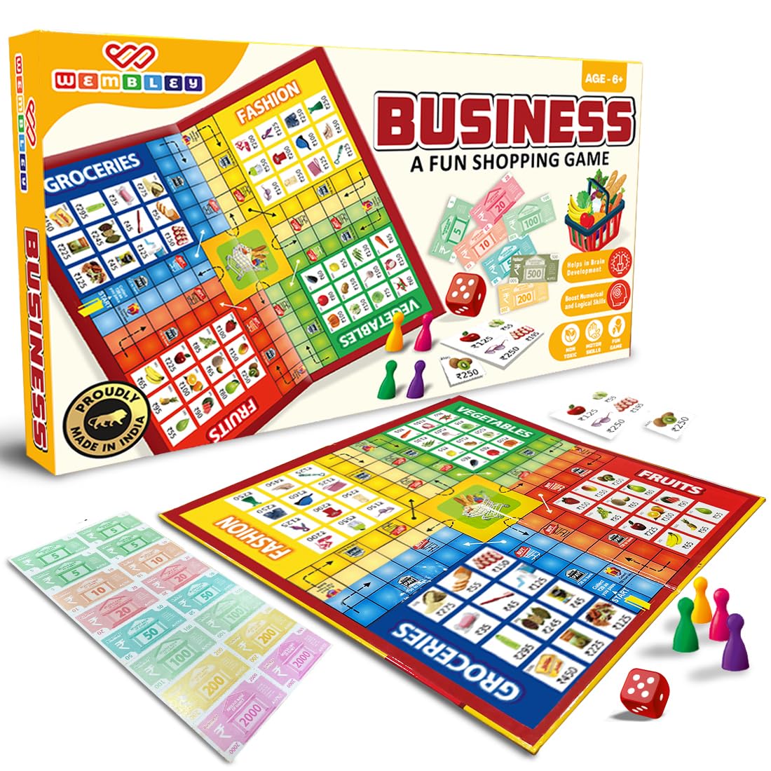 Wembley Business Board Game Set for Kids & Adults