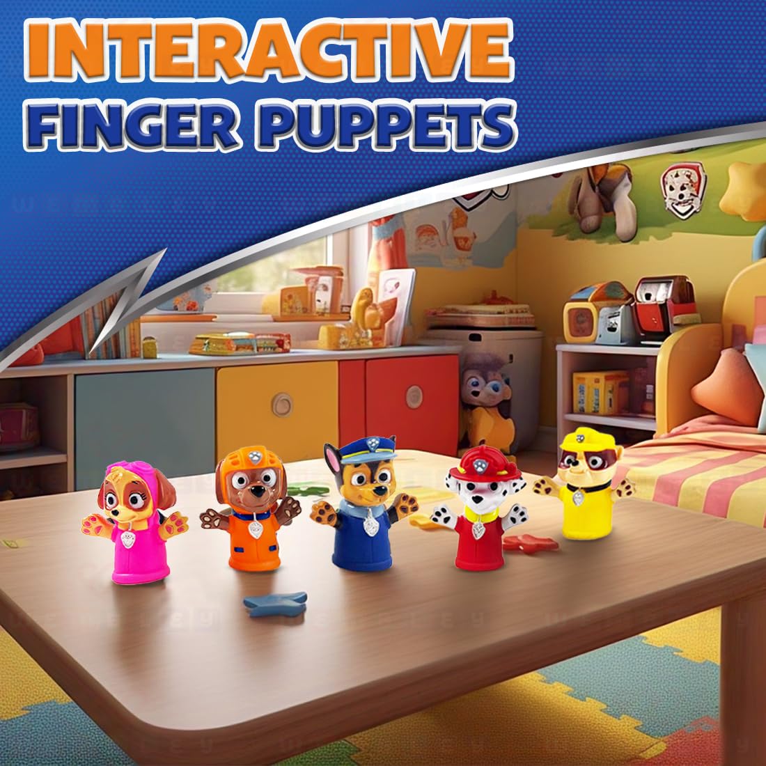 Paw Patrol Finger Puppet Toy (5 Pcs)