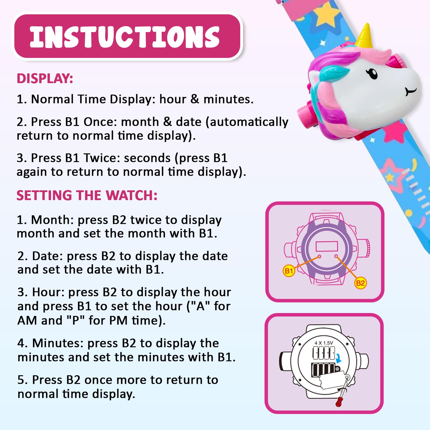Digital Projector Watch (Unicorn)
