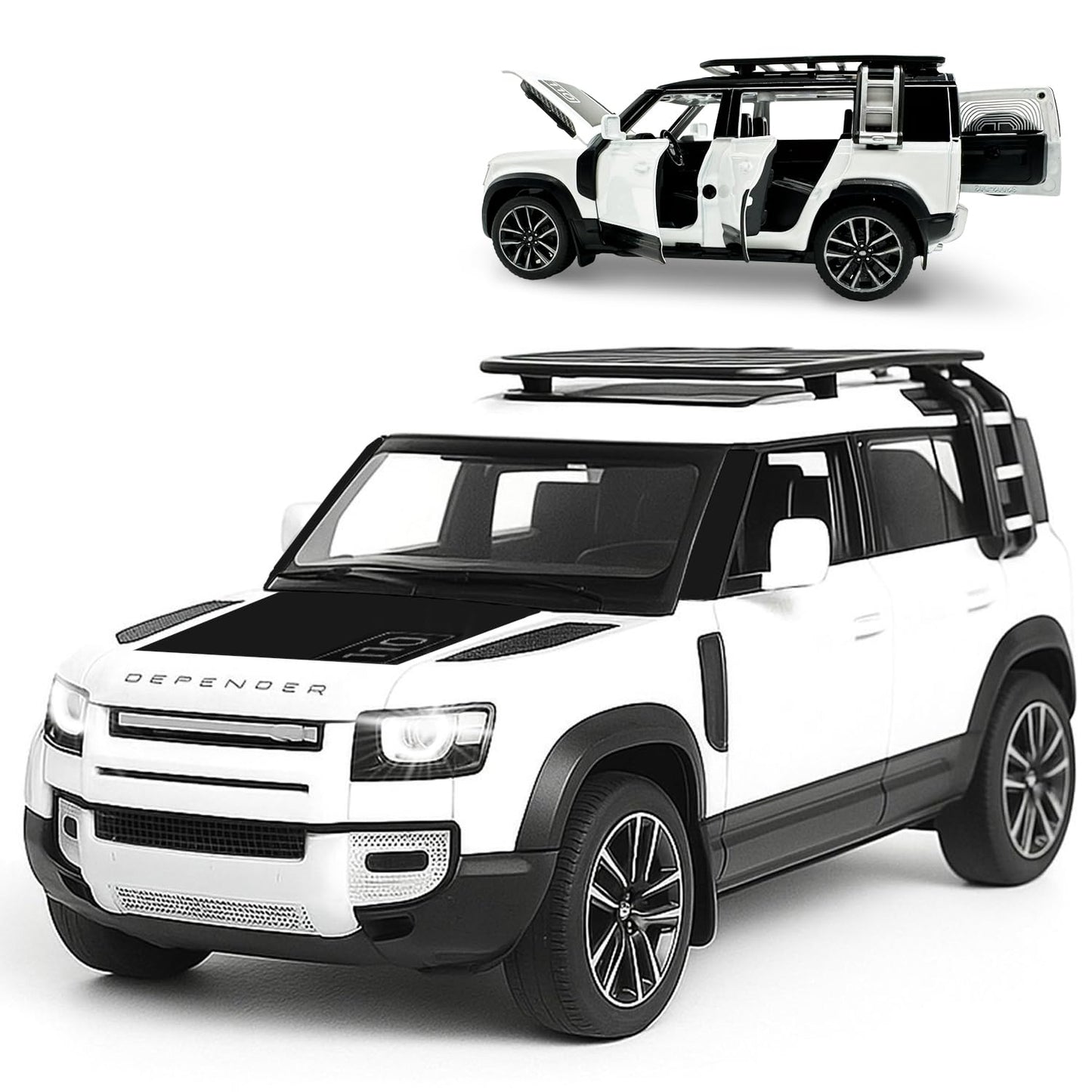 Pull Back Diecast Metal Range Rover Car Openable Doors