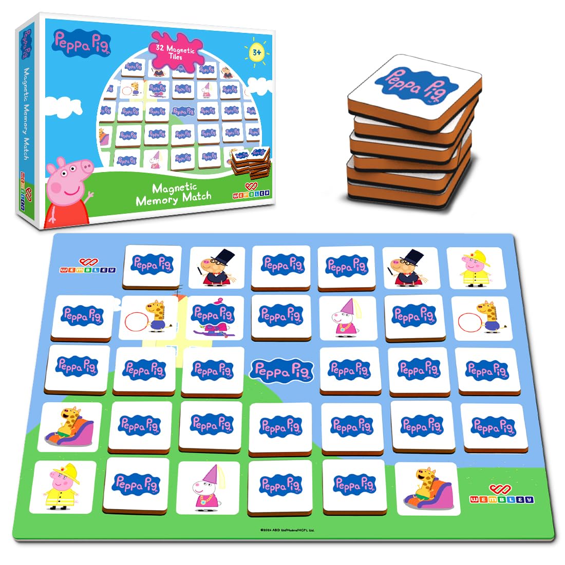 Peppa Pig Magnetic Memory Match Board Game