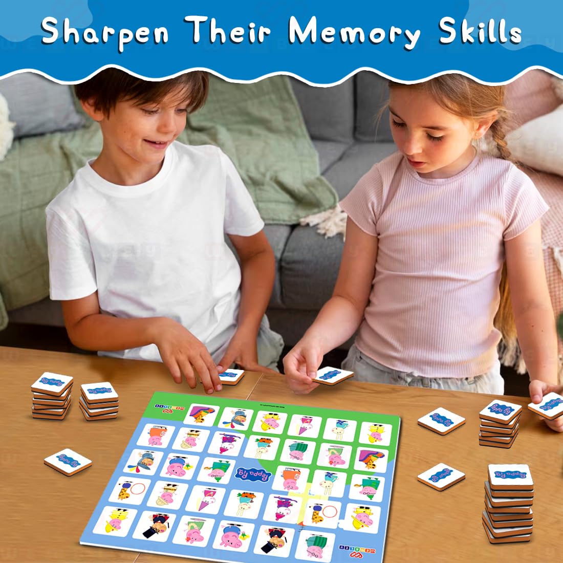 Peppa Pig Magnetic Memory Match Board Game