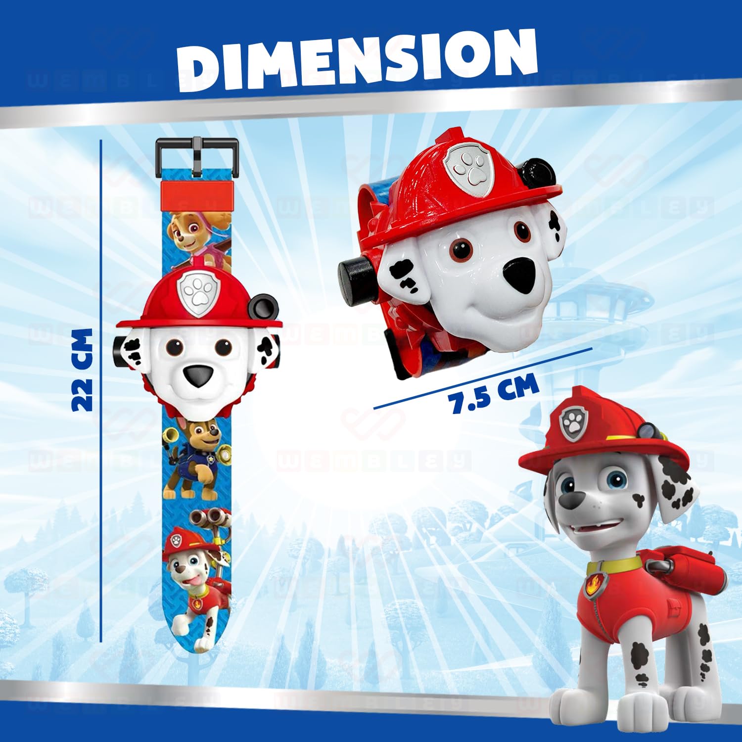 Paw Patrol Digital Projector Watch (Marshall)
