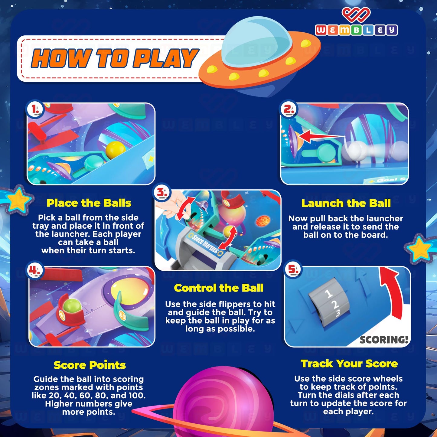 2-in-1 Pinball Machine Game for Kids