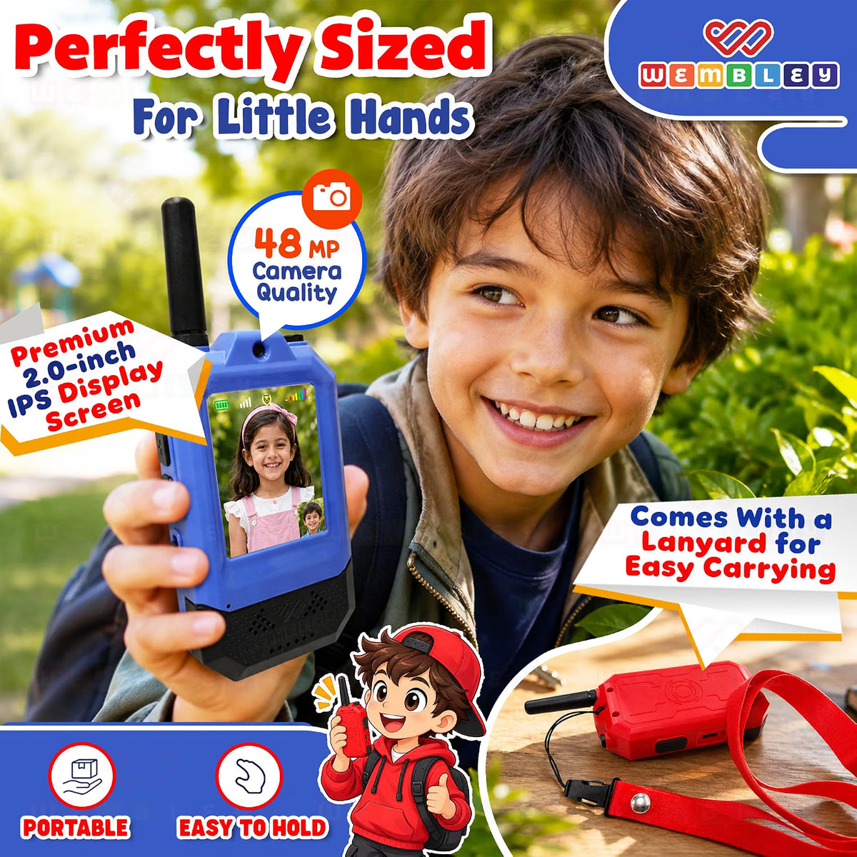 Kids Video Walkie Talkie Set