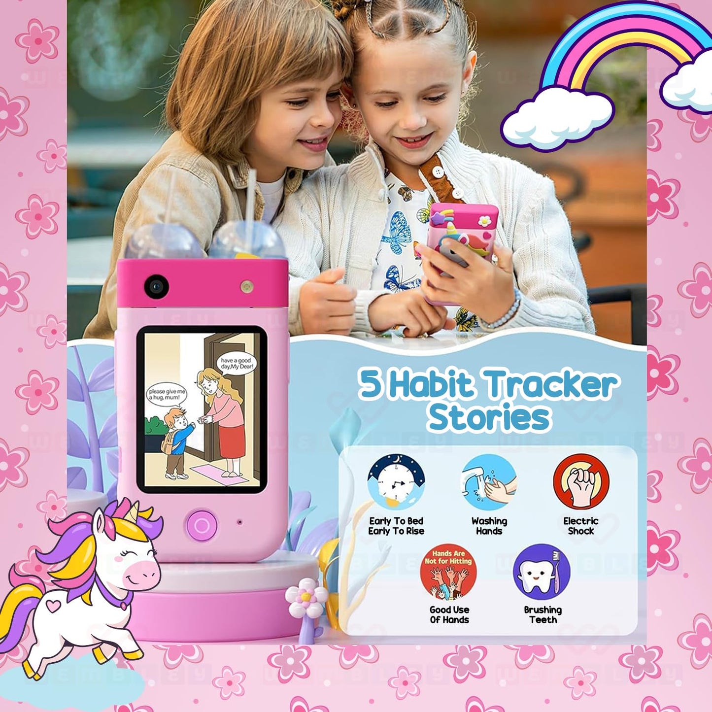 My First Smart Phone with Rotating Camera (Unicorn Themed)