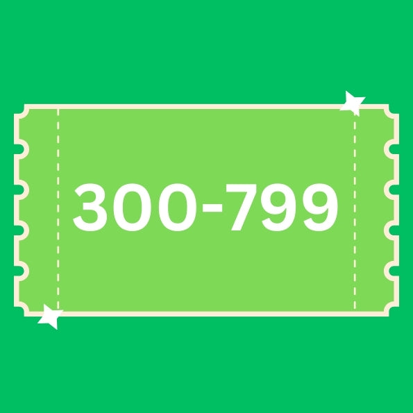 Toys between 300 to 799